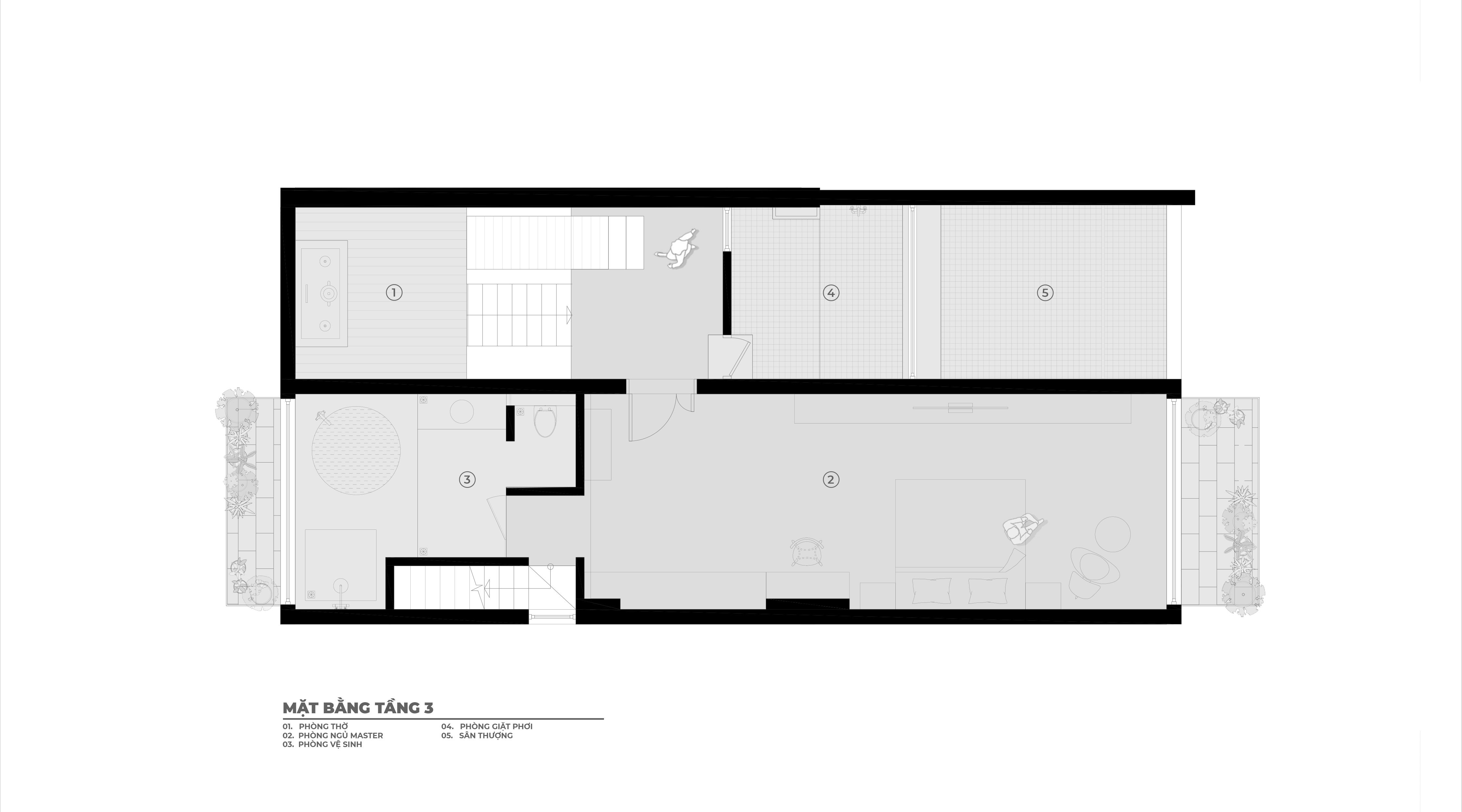 TẦNG 3-HN04 HOUSE - TNT ARCHITECTURE